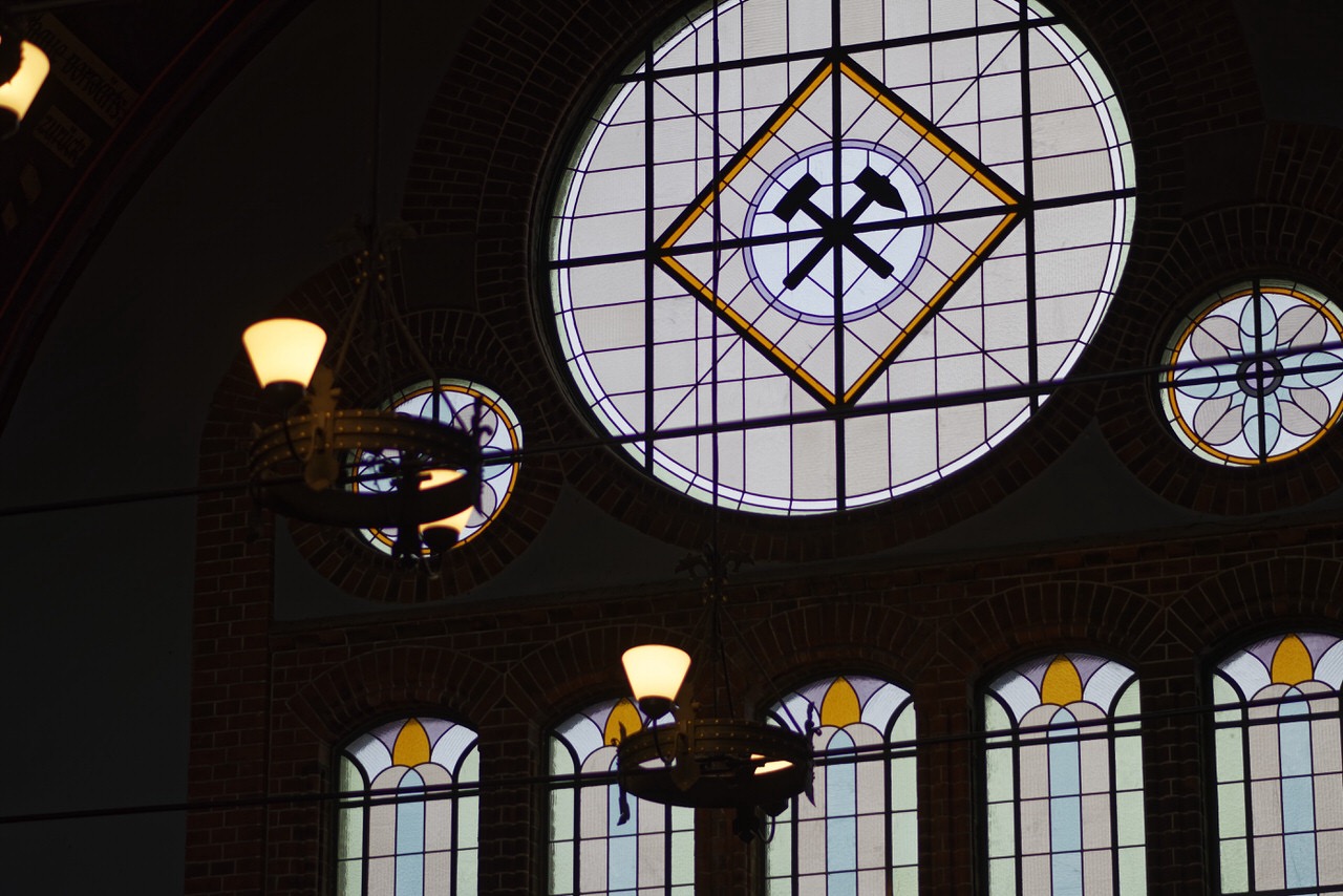 Fenster Lohnhalle, Zeche Zollern