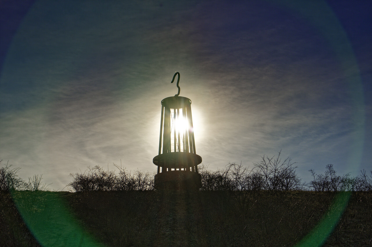 Grubenlampe, Halde Rheinpreussen, 2021