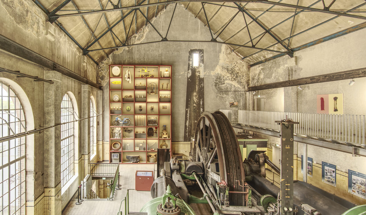 Maschinenhalle, Zeche Leopold, Dorsten, HDR