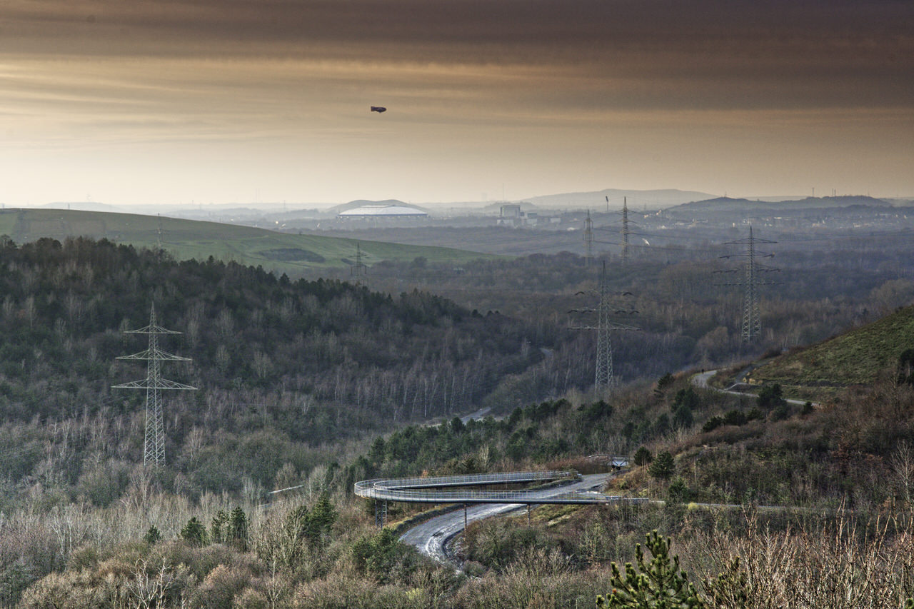 Hoheward, Blick Richtung Stadion von Schalke 04